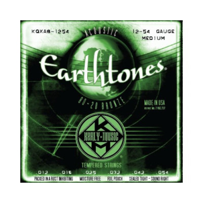 Kerly KQXAB-1254 Earthtones 80/20 Bronze Tempered струны для акустической гитары