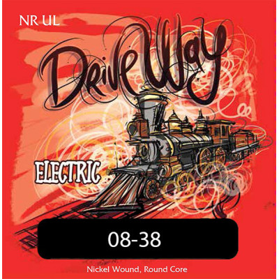 NR-UL Drive Way Комплект струн для электрогитары, никель, Ultra Light, 8-38, Мозеръ