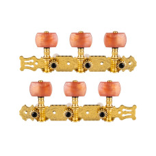 AO-020B2P Комплект колковой механики на планке, позолоченный, Alice