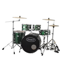 JW225-E5-GR Барабанная установка (2 коробки), зеленая, TJW