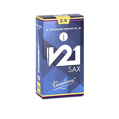 SR8025 V21 Трости для саксофона сопрано, размер 2.5, 10шт, Vandoren