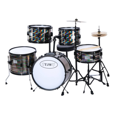 HE165-P2-LS Барабанная установка, серебристая, TJW