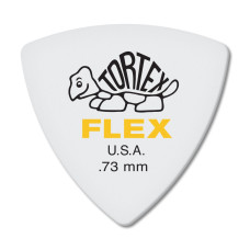 456R.73 Tortex Flex Медиаторы, 72шт, толщина 0,73мм, треугольные, Dunlop