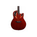 Ovation CE44-RR Celebrity Elite Mid Cutaway Ruby Red электроакустическая гитара
