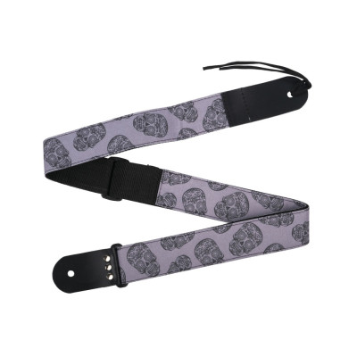 MZ-RG-5skull2 Ремень для гитары, череп2, MEZZO