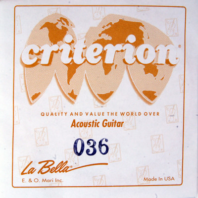 CGW036 Отдельная 5-я струна, бронза, 036, La Bella