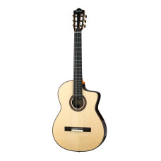 Almeria-Luthier-Rosewood Классическая гитара со звукоснимателем, с вырезом, Martinez