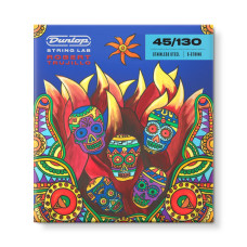 RTS45130 Robert Trujillo Комплект струн для 5-струнной бас-гитары, сталь, 45-130, Dunlop