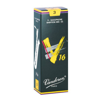 SR743 V16 Трости для саксофона баритон, размер 3.0, 5шт, Vandoren