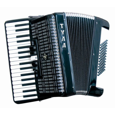 A-6-BK Аккордеон "Тула" 34х60-III-5, черный, Тульская Гармонь