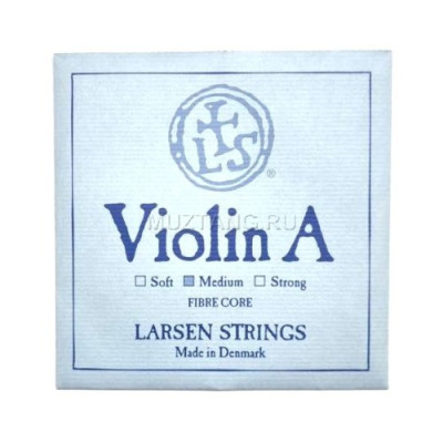 LARSEN Original струна A (Ля) для скрипки 4/4, среднее натяжение, алюминий