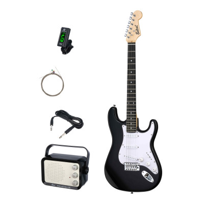 BST-KIT-BK Электрогитара с комбоусилителем и аксессуарами, черная, Belcat