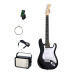 BST-KIT-BK Электрогитара с комбоусилителем и аксессуарами, черная, Belcat