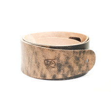 MB6061-128 Ремень для гитары, кожаный, пудра лофт, Mamba straps