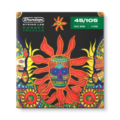 RTN45105 Robert Trujillo Комплект струн для бас-гитары, никель, 45-105, Dunlop