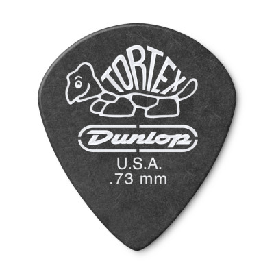 482P.73 Tortex Pitch Black Jazz III Медиаторы 12шт, толщина 0,73мм, Dunlop