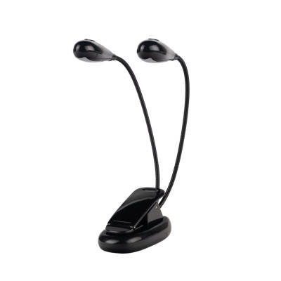 HY-HA027A Светильник светодиодный на прищепке для пюпитра или клавишных, черный, Rin