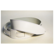 FL1110233LP Premier Ремень для гитары, кожаный, белый, Fidel