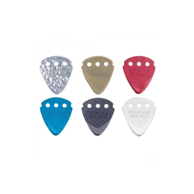 Dunlop 4670 Teckpick Anodized Aluminum Plectra набор медиаторов 72шт