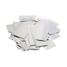 OMCS Конфетти металлизированное 20х50мм, серебрянный, упаковка 1 кг, Foix