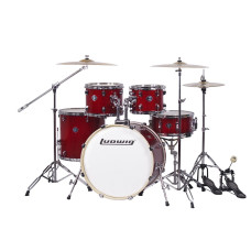 LC198-3 Accent Pro Барабанная установка, красная, 2 коробки, Ludwig
