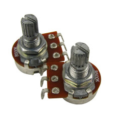 M285-2 Потенциометр громкости B500K (лин), 2шт, Musiclily