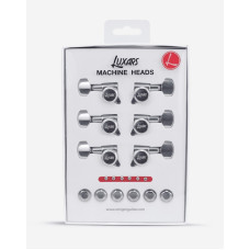 LTA-50A Колки для гитары, локовые, 3+3, хром, Smiger