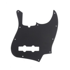 MX1302MB Пикгард для бас-гитары Jazz Bass Modern Style, 1 слой, черная, Musiclily