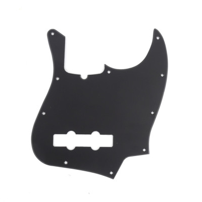 MX1302MB Пикгард для бас-гитары Jazz Bass Modern Style, 1 слой, черная, Musiclily