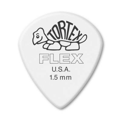 466R1.5 Tortex Flex Jazz III XL Медиаторы, 72шт, толщина 1.5мм, Dunlop