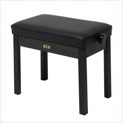 LB-11BKM Банкетка, черная матовая, искусственная кожа, Rin