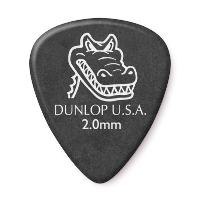 417P2.0 Gator Grip Медиаторы, 12шт, толщина 2,00мм, Dunlop