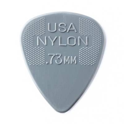44P.73 Nylon Standard Медиаторы 12шт, толщина 0,73мм, Dunlop