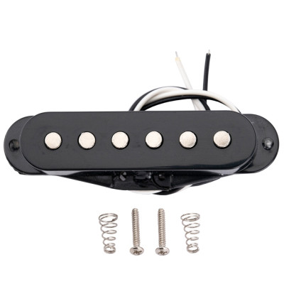 MX2295BK Звукосниматель сингл Strat, нек(neck), черный, Musiclily