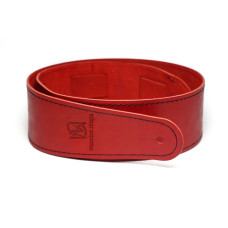 MB6061-117-2 Ремень для гитары, кожаный, красный, Mamba straps