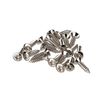 WO3012-CR Саморез 3х12мм, хром, 20 шт. в упаковке, Paxphil