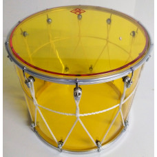 BKA-14Jv Барабан кавказский 14", акрил 34х36см, с верёвкой, желтый, Мастерская Бехтеревых