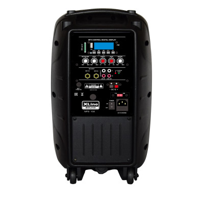 XLINE NPS-10A Активная акустическая система со встроенным аккумулятором, с USB/SD/Bluetooth/FM