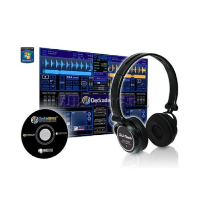 DJH555 USB DJ Headphones with Soundcard