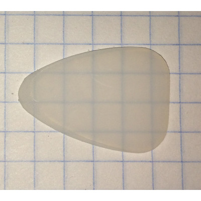 P108 Медиатор капролон для домры малой уменьшенный 1мм, Мозеръ