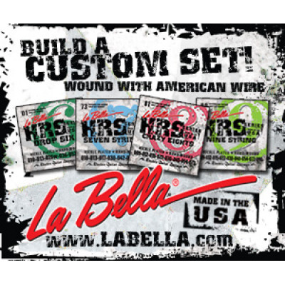 HRS-P009 Отдельная струна для электрогитары, сталь, 009, La Bella