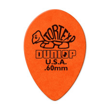 423R.60 Tortex Small Teardrop Медиаторы, 36шт, м/капля, толщина 0.60мм, Dunlop