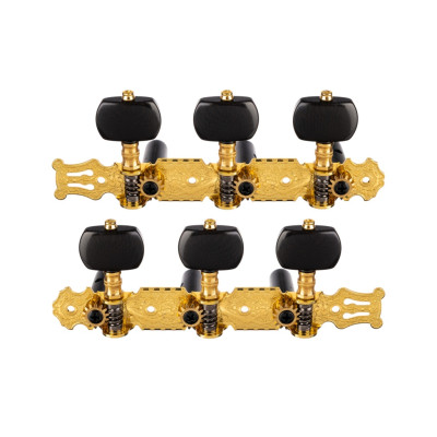 AO-020V3P Комплект колковой механики для классической гитары, позолоченный, Alice