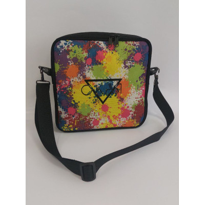 F-Kq-B Чехол для мини-кахона, акварельный принт, ОКая