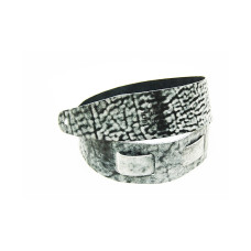 FL50037L Leather Ремень для гитары, кожаный, белые ночи, Fidel