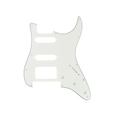 MX1380AW Пикгард для гитары Fender Stratocaster HSS, 3 слоя, белая, Musiclily