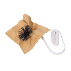 GEWA протирка для саксофона альт, с ёршиком, на шнурке, материал натуральная кожа