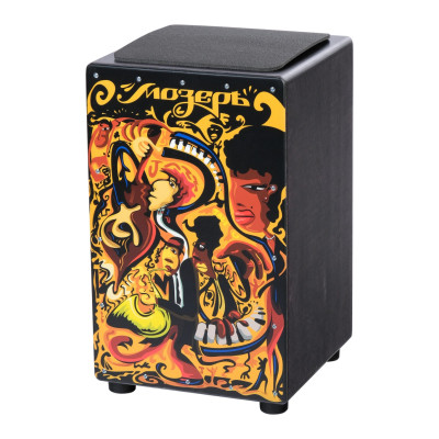 CJP-4-B01 Кахон береза, пружины, черный, "блюз", Мозеръ