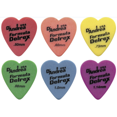 RD323-073MD Formula Delrex Медиаторы 72шт, форма сердце, матовая нескользящая поверхность. D`Andrea