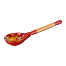 LHL6801 Ложка деревянная столовая, роспись "Краснушка", Хохлома LHL6801 Ложка деревянная столовая, роспись "Краснушка", Хохлома
